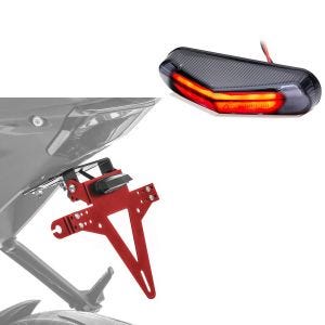 Nummerskiltholder egnet for Ducati Multistrada V4 / S + LED skiltholder baklys