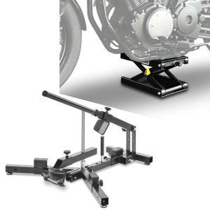 Sett: Dekkskifter for M. dekk 12-21" MD4 ConStands med lift Midlift M egnet for chopper / custom sykkel opp til kg sw CB39715