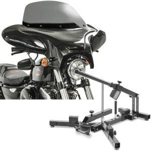 Sett: Batwing fairing egnet for choppere og spesialsykler rg Craftride med dekkskifter egnet for M. dekk 12-21" MD4