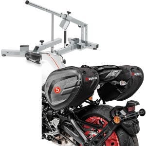 Sett: Dekkskifter for motorsykkeldekk 12-21" MD4Z ConStands med sidevesker CRB 40-60 liters volum softshell