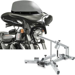 Sett: Batwing fairing egnet for choppere og spesialsykler rg Craftride med dekkskifter egnet for M. dekk 12-21" MD4Z
