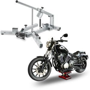 Sett: Dekkskifter egnet for M.Dekk 12-21" MD4Z ConStands med lift Midlift M opp til 500 kg rød