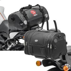 Sett: Motorsykkel hale bag Drybag XF30 wd Volum 30l Bagtecs med hale bag RB1 24-30Ltr egnet for Retro Bikes sw.