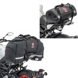 Sett: Motorsykkel hale bag Drybag XF30 Vanntett volum 30l Bagtecs med hale bag Motorsykkel SX80 pillion bag sw 70Ltr