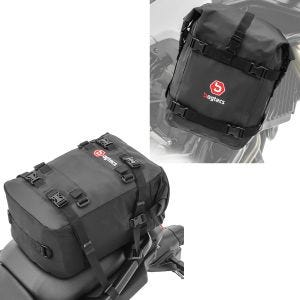 Sett: Motorsykkel hale bag KH2 ryggsekk 20 liter sw Bagtecs med crash bar bag egnet for crash bar K4 vanntett 10 liter