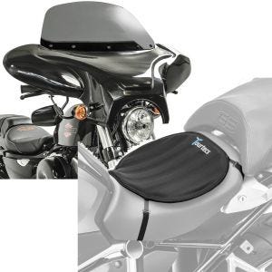Sett: Batwing fairing egnet for choppere og spesialsykler rg Craftride med motorsykkel gel setepute neopren L sw