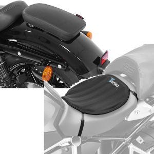 Sett: Pillion sugekopp setepute egnet for tilpassede sykler Glider X sw Craftride med motorsykkel gel setepute neopren L sw