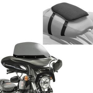 Sett: Batwing fairing egnet for choppers og custom sykler rg Craftride med motorsykkel gel setepute S univ