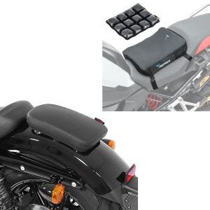 Sett: Pillion sugekopp setepute egnet for tilpassede sykler Glider X sw Craftride med motorsykkel luftpute Air Deluxe S sw