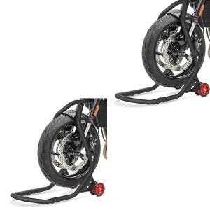 Sett med 2x styrehodestativ for motorsykkel Constands Falcone II 5-PIN styrehodemonteringsstativ