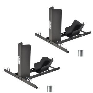Sett med 2x motorsykkelvippe ConStands MW1 motorsykkelstativ transportvippe 12-22" universal svart