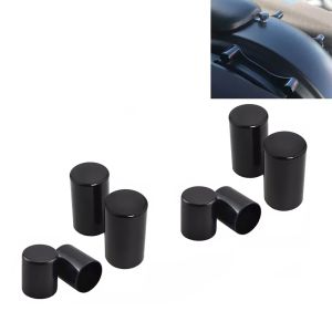Sett med 2x deksler 4-punkts dockingsett egnet for Harley Davidson Touring 09-24 monteringssettdeksel Craftride CK1 svart
