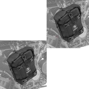Sett med 2x crash bar bags Bagtecs S3B egnet for motorsykkel crash bar vanntett 6L