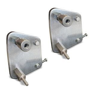 Sett med 2x adapterplater for ConStands Power Classic / Evo egnet for Honda Hornet 750 23-24