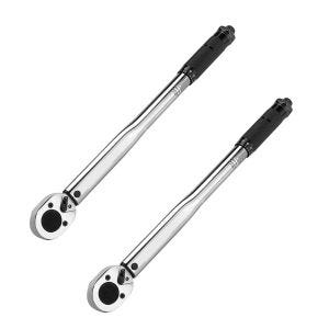 Sett med 2x momentnøkkel 1/2" 13-203Nm Tourtecs DS12 motorsykkelverktøy