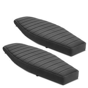 Sett med 2x flate benkseter egnet for Simson S50 S51 S70 Craftride VS1 sete svart