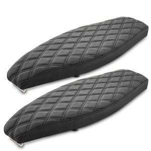 Sett med 2x flate benkseter egnet for Simson S50 S51 S70 sete Craftride VS5 svart