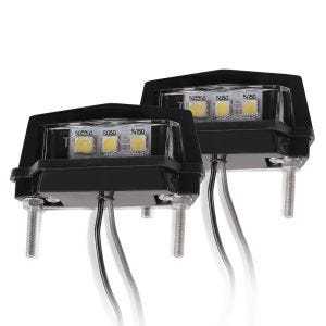 Sett med 2 skiltlys motorsykkel Zaddox T1 LED skiltlys