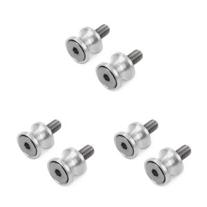 Sett med 3 motorsykkel prisme socket racing adaptere Motea Jerez M8 sølv