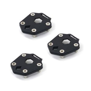 Sett med 3 fotforlengere for sidestativ egnet for Royal Enfield Himalayan 17-24 sidestativ platestøtteforlengelse Motoguard FV10