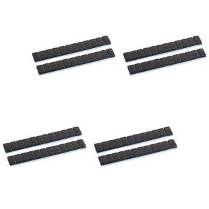 Sett med 4 motorsykkel balanserende vekter ConStands selvklebende vekter egnet for motorsykkeldekk 2 stk 12x5g svart