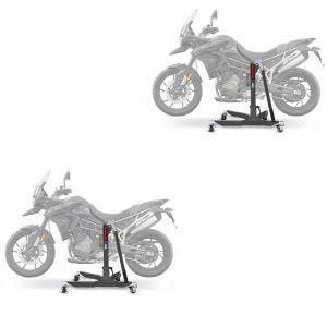 2x sentralstativ egnet for Triumph Tiger 900 / GT / Rally 20-24 Grå motorsykkeljekk ConStands Power-Classic