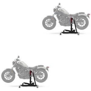 2x sentralstativ egnet for Honda Rebel 500 CMX 17-24 motorsykkeljekk ConStands Power-Classic