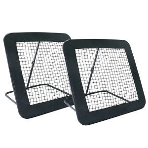 Sett med 2 fotball-rebounder-nett Cranit FR1 rebound-vegg egnet for fotballmål 84cm x 84cm NYHET