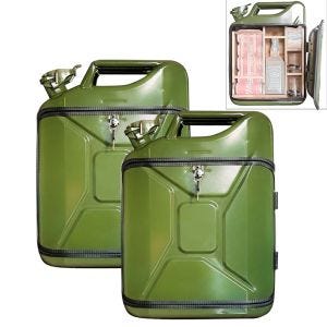 Sett med 2 minibarer i bensinkanne design MF1 Divit Bar hylle / oppbevaring