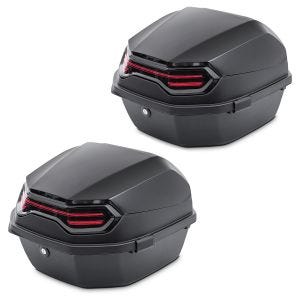 Sett med 2x motorsykkel toppkoffert Bagtecs BT11 45 liter universal bak
