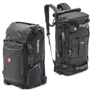 Ryggsekk HX5 halepose 45Ltr + ryggsekk RG5 haleveske 35Ltr i svart