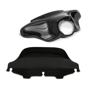 Batwing fairing + frontrute Wave 8" egnet for Harley Davidson Electra-Street Glide 96-13