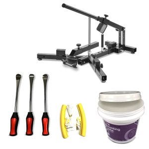 Dekk dekkjernsett + dekkskifter MD4 + monteringspasta 3kg