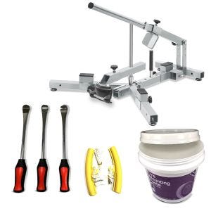 Dekk dekkjernsett + dekkskifter MD4Z + monteringspasta 3kg
