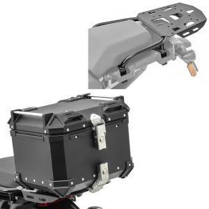 Toppkoffert i aluminium XB35 + bagasjehylle som passer for Harley Davidson Pan America 1250 / Special 21-24