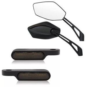 LED-styreindikatorer egnet for Harley Davidson Softail-modeller + speil med E-mark RSX4