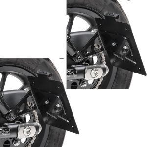 2x sideskiltholder som passer til Chopper Cruiser Retro Universal skiltholder Craftride LH4