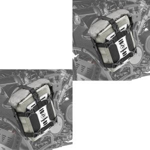 2x crash bar bag Bagtecs S3G egnet for motorsykkel crash bar vanntett 6L