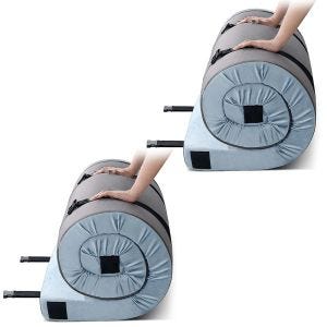 2x Memory Foam rullebar madrass Utendørs campingmadrass FR5