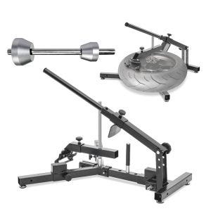 ConStands Motorrad Reifenmontiergerät für Motorradreifen 12-21" Reifenwechsler MD4 + Adapter/Auswuchtadapter passend für KTM 1290 Super Duke R 14-23