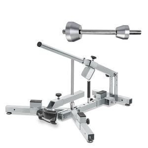Reifenmontiergerät für Motorradreifen 12-21" Reifenwechsler MD4 ConStands verzinkt + Adapter/Auswuchtadapter passend für KTM 1290 Super Duke R 14-23