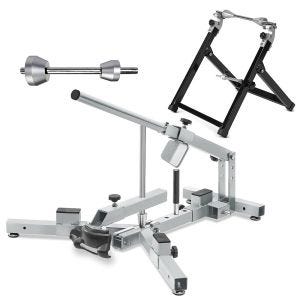 Dekkskifter 12-21" sett med balanseringsstativ egnet for motorsykkeldekk ConStands MD4Z + adapter/balanseringsadapter egnet for KTM 1290 Super Duke R 14-23