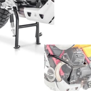 Sett med hovedstativ egnet for Moto Guzzi V85 TT 19-24 ConStands med crashbar