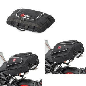 Sett med 2x motorsykkel hale bag Bagtecs X50 bak bagasje bag 50 liter og hale bag X52