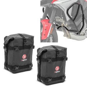 Sett med støtbøyler og 2x støtdemper 10L egnet for Ducati Multistrada V4 / S 21-24 Motoguard