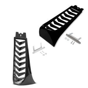 Sett med 2x frontspoiler egnet for Harley Davidson Softail 18-24 radiatordeksel Craftride