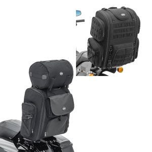 Sett med sissy bar poser som passer for Chopper og Cruiser Craftride halebag 57-60L og SXL