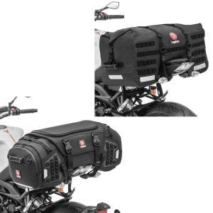 Sett halebag Bagtecs XR65 passasjersetebag 65 liter og halebag SX70 70 liter