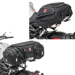 Sett halebag Bagtecs XR65 passasjersetebag 65 L og halebag X50 bakbagasjebag 50L