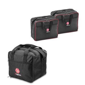 Koffert innerveske 2x 32 liters innerposer egnet for aluminiums sidevesker Bagtecs + innerveske aluminium toppveske aluminiumskoffert MT1